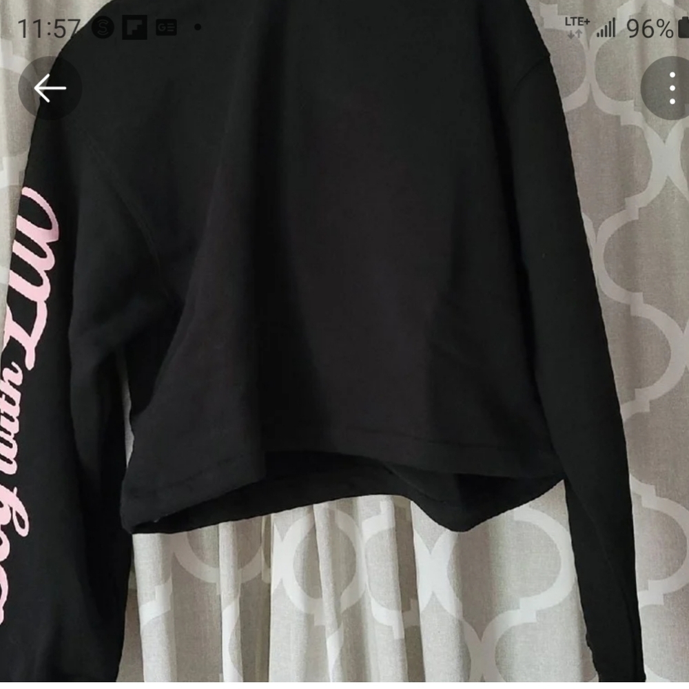 BTS Boy with Luv crop hoodie. Large